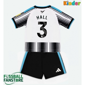 Newcastle United Lewis Hall #3 Replik Heimtrikot Kinder 2026-27 Kurzarm (+ Kurze Hosen)